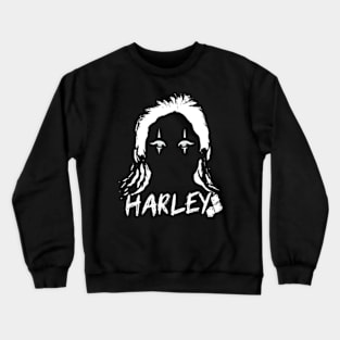 Harley Quinn Ink White Crewneck Sweatshirt